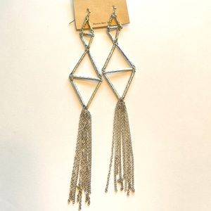 YVES FRINGE DROP EARRINGS